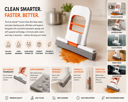 Ever Abode™ Instant Clean Mini Mop