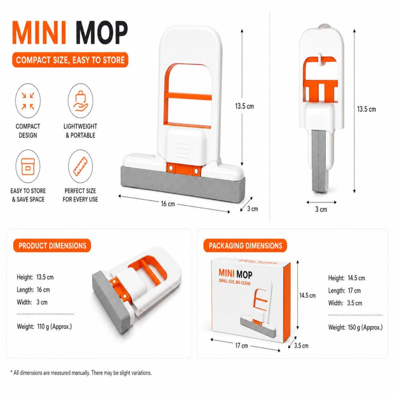 Ever Abode™ Instant Clean Mini Mop